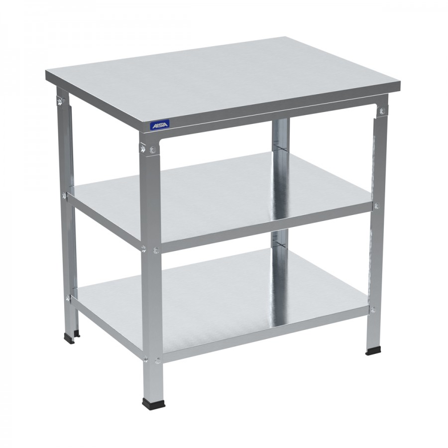 Mesa de Inox Paneleiro Duplo 60 x 80 - Aisa